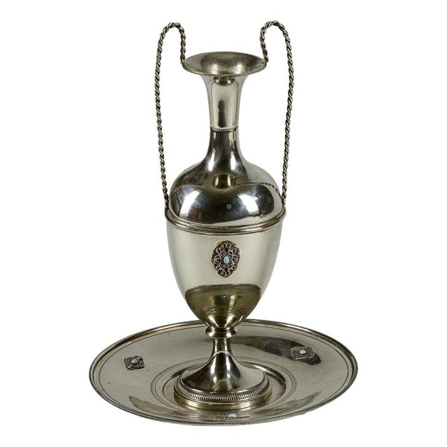 Amphora Centrepiece Metal, 1960s, Set of 2 For Sale - Image 10 of 10