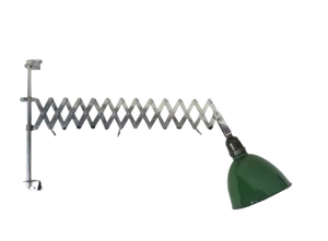Austrian Enamelled & Chrome-Plated Gate Light, 1930s