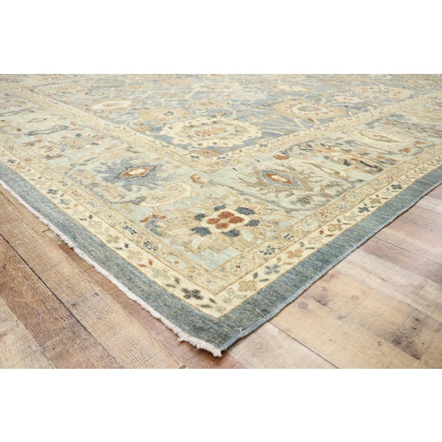 Persian Sultanabad Rug - 13'00 X 15'09 For Sale In Dallas - Image 6 of 9