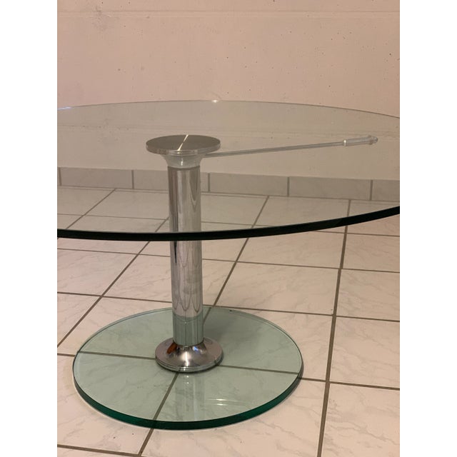 Metal German Lift 1010-IV Adjustable Dining or Side Table by Patric Draenert for Draenert For Sale - Image 7 of 9