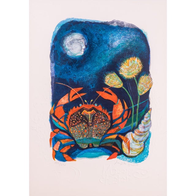 Contemporary Judith Bledsoe Cancer Signed Contemporary Modern Lithograph Framed 2000s For Sale - Image 3 of 8