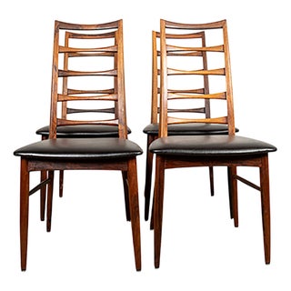 Danish Liz Rosewood Chairs by Niels Kofoed for Koefoeds Hornslet, 1960s, Set of 4 For Sale