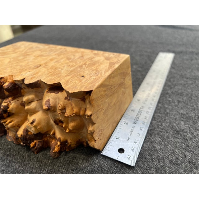Wood Michael Elkan Studio Birdsye Maple Jewelry Box For Sale - Image 7 of 15