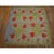 1930s Gray Floral Antique American Amish Quilt Flat Weave Cotton Carpet Rug For Sale - Image 9 of 9