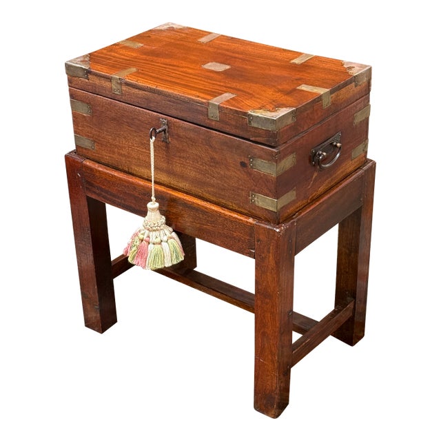 19th Century Campaign Lap Desk, Antique For Sale