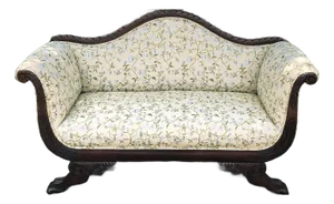 19th Century Louis Philippe Period French Mahogany Sofa Ca. 1850