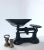 Vintage English Black Heavy Cast Iron Scale and Brass Weights - 3 Pieces For Sale - Image 10 of 10