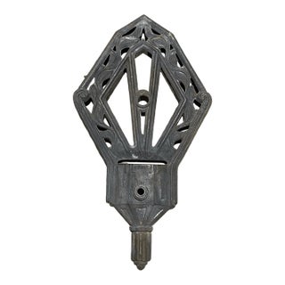 Antique Gothic Church Cathederal Sconce Plate Base Part Single Arm For Sale