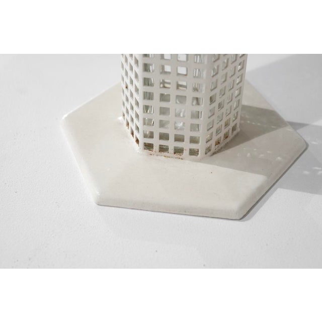 1980s Skyscraper Vase by Josef Hoffmann for Bieffeplast, Italy, 1980s For Sale - Image 5 of 13