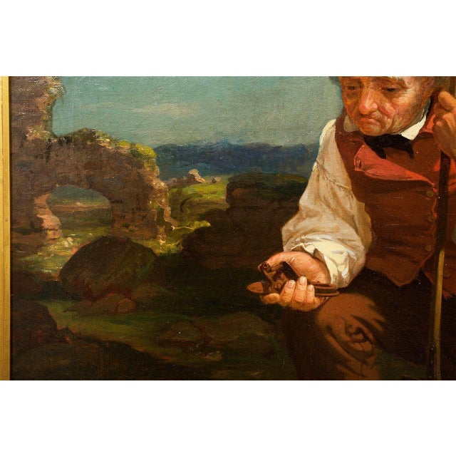 "The Relic Hunter" (1854) by Charles F. Blauvelt (American, 1824-1900) For Sale - Image 6 of 18