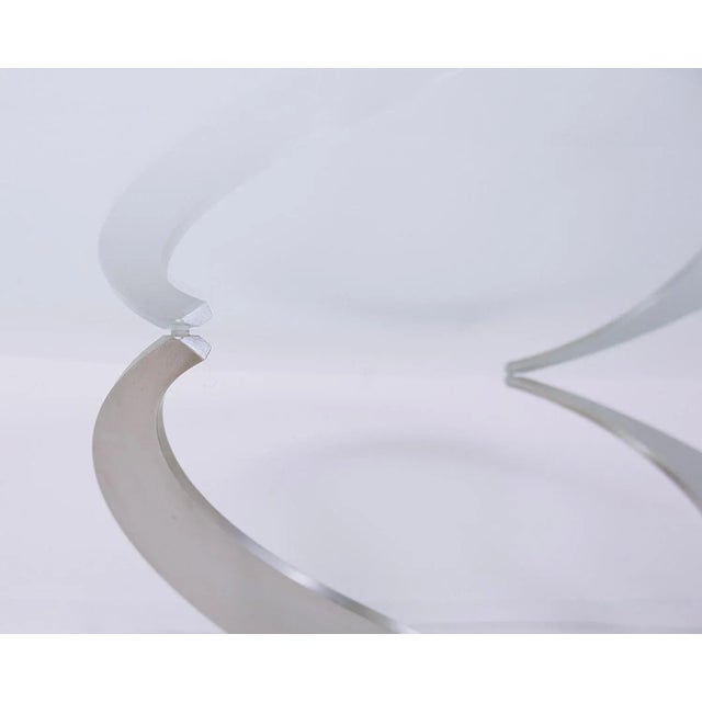 Aluminum Propeller Coffee Table attributed to Knut Hesterberg for Ronald Schmitt For Sale - Image 9 of 13