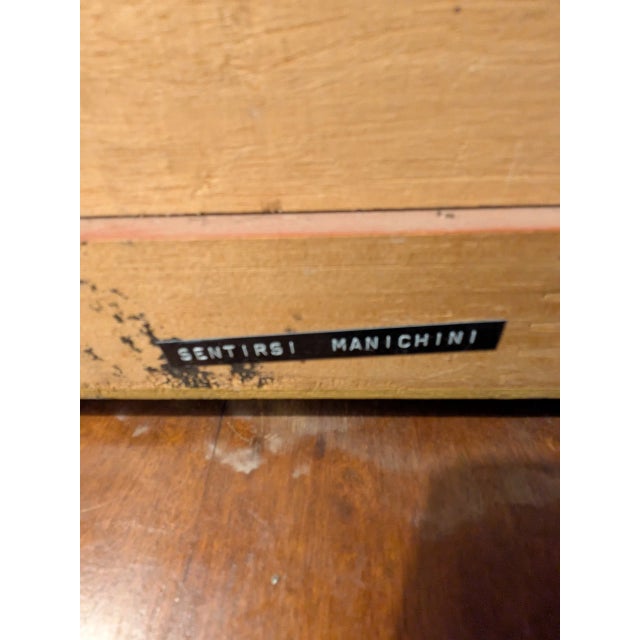 1970s Vintage Painting by Italian Artist R. Gasperini -1975 For Sale - Image 5 of 6