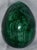 Midcentury Green Malachite Egg For Sale - Image 4 of 7