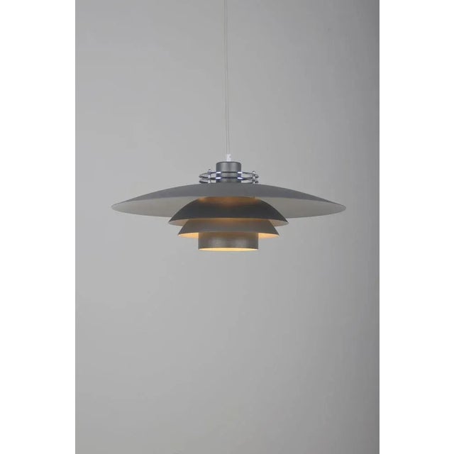 Metal Danish Model De-Lux Hanging Lamp from Design Light, 1980s For Sale - Image 7 of 10