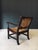 Wood Low Arts & Crafts Oak & Rush Armchair, Belgium 1920s For Sale - Image 7 of 18