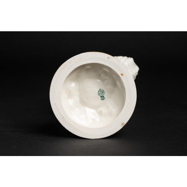 Antique Royal Worcester Porcelain Nautilus Shell and Lizard Vase 1883 U Mark For Sale - Image 9 of 11