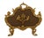 Large Gilt Bronze Fireplace Screen with Putti and Openwork Rocaille Decor For Sale