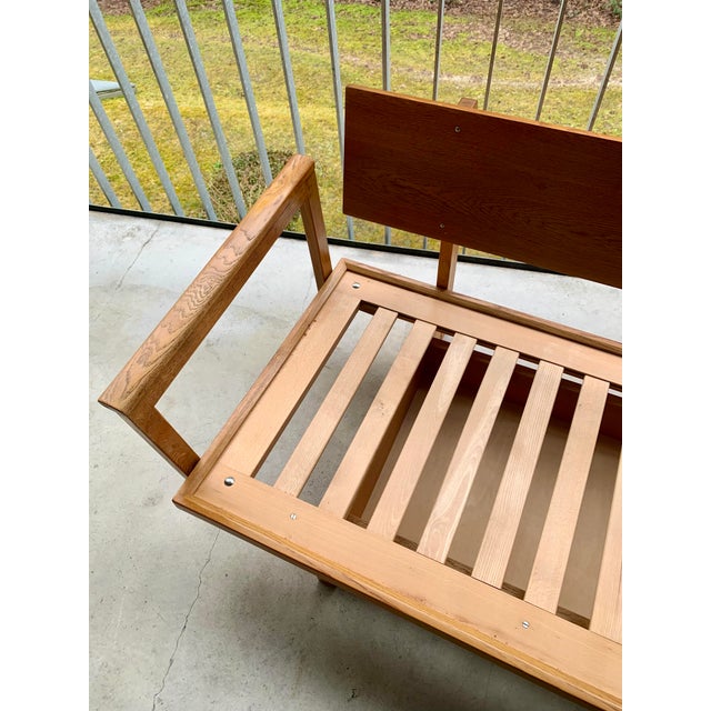 1960s Mid-Century Brutalist Sofa in the style of Pierre Chapo, 1960s For Sale - Image 5 of 18