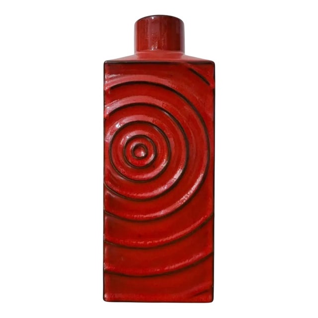 West German 215/25 Fat Lava Pottery Vase by Cari Zalloni for Steuler, 1970s For Sale