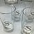 Dorothy Thorpe Style Platinum Rim Botanical “S” Initial Cocktail Glasses-Set of 8 For Sale - Image 11 of 12