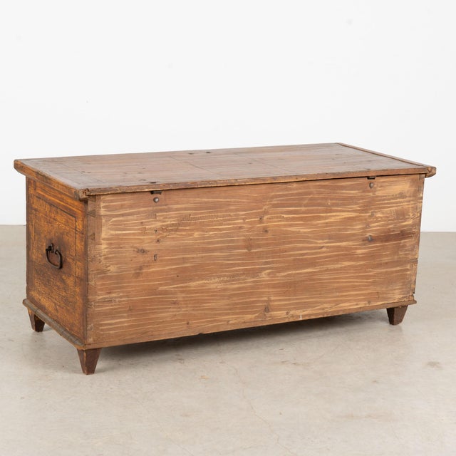 1836 Austrian Hand-Painted Folk Art Trunk With Madonna For Sale - Image 18 of 18