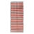 2020s Flat-Weave Modern Kilim Wide Runner With Stripes in Shades of Orange Red & Gray For Sale