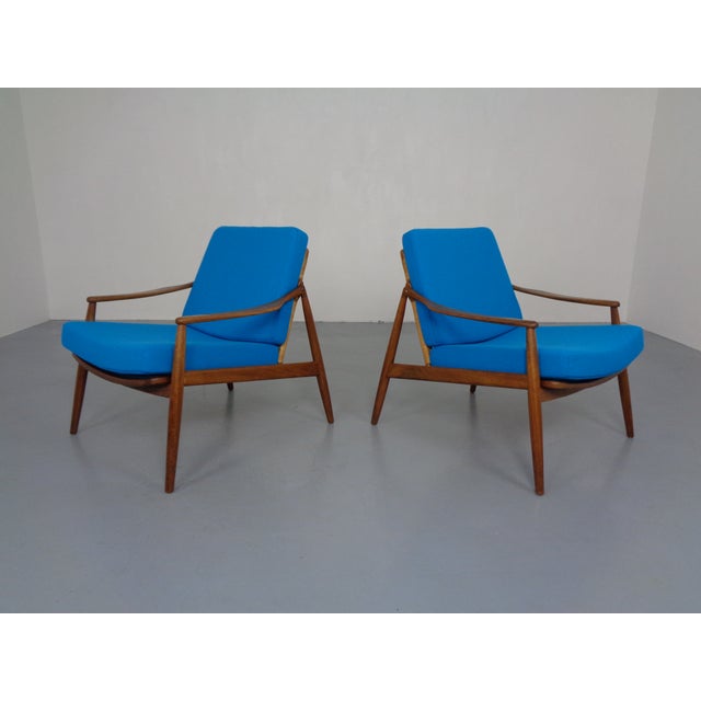 Mid-Century Modern Teak Sofa and Lounge Chairs by Hartmut Lohmeyer for Wilkhahn, 1960s, Set of 3 For Sale - Image 3 of 18