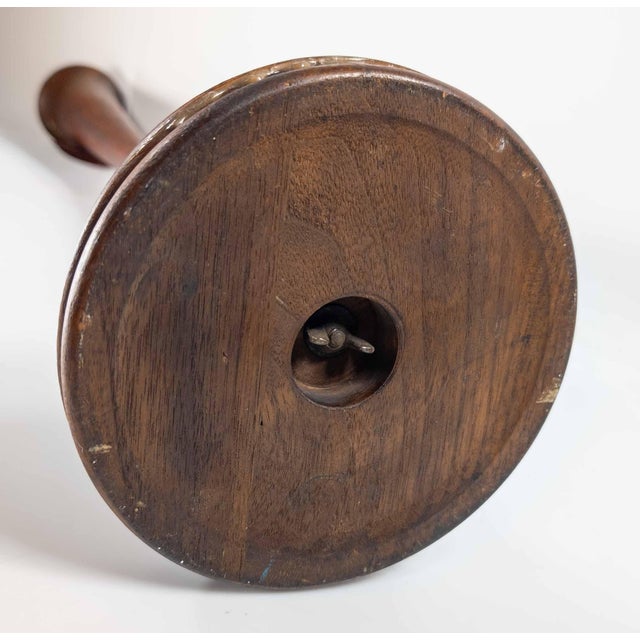 20th Century 29" Large Arts & Crafts Turned Wood Bud Vase or Candle Holder For Sale - Image 14 of 15