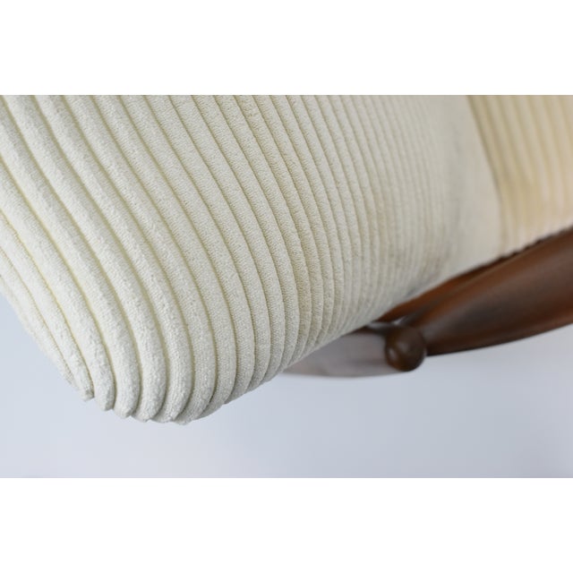 Vintage Armchair in Beige Cord by E. Homa, 1960s For Sale - Image 11 of 18