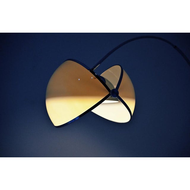 Metal Pac-Man Arco Floor Lamp attributed to Superstudio for Poltronova, 1970s For Sale - Image 7 of 14