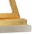 Gold Leaf X Shaped Iron With Natural White Albaster Base, Designed By Claire Bell. Clean with a dry cloth