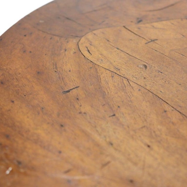 Antique Olivewood Veneer Cocktail Stand With Single Drawer C1890 For Sale - Image 14 of 15