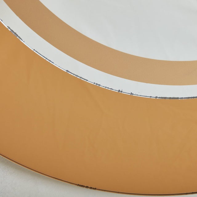 Italian Round Bronze Mirror, 1960s For Sale - Image 15 of 18