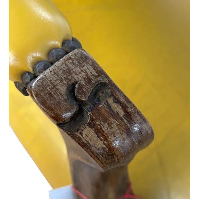 Vintage Armchair in Leather For Sale - Image 6 of 9