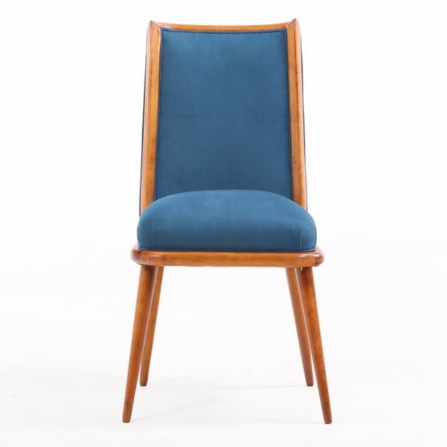 Crafted in South American wood with molded backs and seats for comfort, these side chairs feature turned, tapering,...