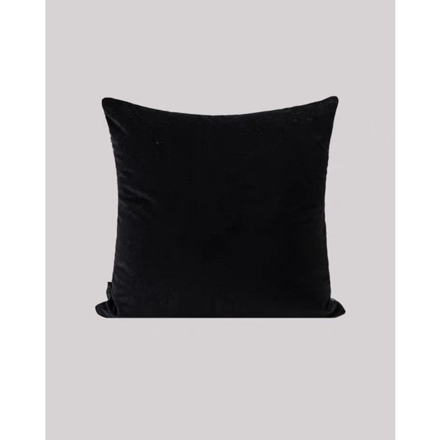 Modern Abstract Line Art Square Pillow 18 Inches - Single For Sale - Image 3 of 5