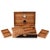 Brown 21st Century English Walnut and Sycamore Cigar Humidor, 2000s For Sale - Image 8 of 13