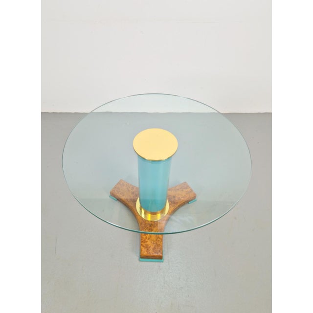 Art Deco Glass Coffee Table by Thörmer, 1970s For Sale - Image 4 of 11