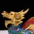 Metal Late 20th Century Gilt Bronze Cloisonné Enamel Dragon-Turtle Figure With Coin Motif For Sale - Image 7 of 9