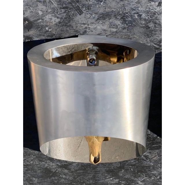 "Totem" Sconces Attributed to Maria Pergay - a Pair For Sale - Image 10 of 13