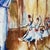 Wood Vintage Impressionistic Rich Colors Ballerinas Oil Painting Signed by Artist For Sale - Image 7 of 12