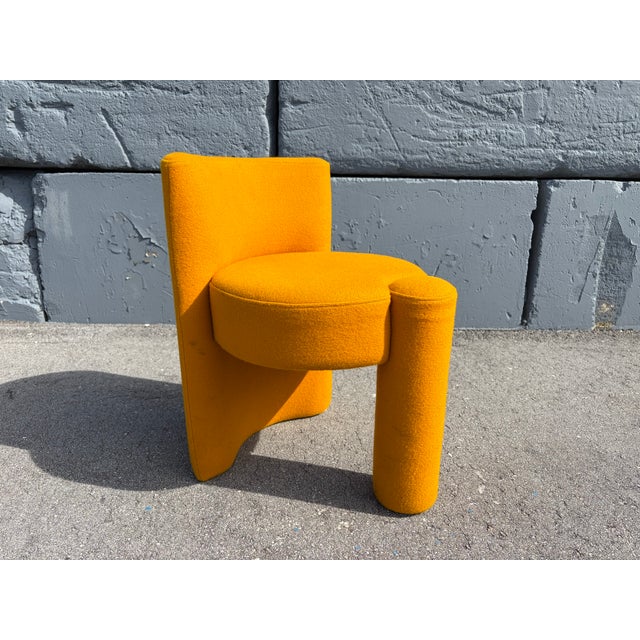 Modern Modern Designer Chairs or Stools, Sunflower Yellow For Sale - Image 3 of 8