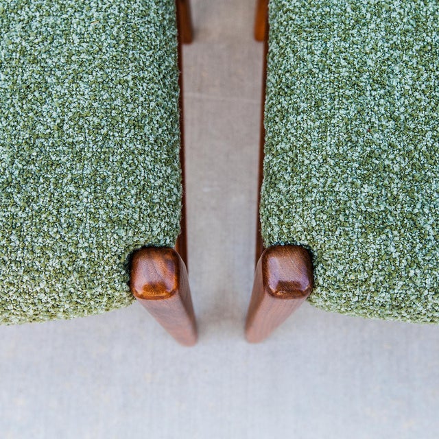 1960s Vintage Mid Century Modern Walnut Dining Chairs by Skaraborgs For Sale - Image 5 of 15