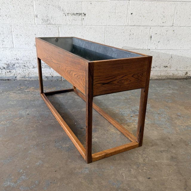 Mid-Century Modern Vintage Danish Modern Rosewood Planter by Kai Kristiansen for Aksel Kjersgaard, Circa 1960s Mid Century For Sale - Image 3 of 6