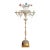 1950s Venetian Murano Glass Floral Floor Lamp, Multicolor For Sale