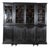 19th Century English Monumental Ebonised Mahogany Bookcase For Sale