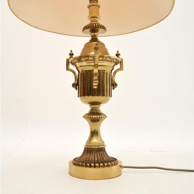 Neoclassical Brass Table Lamps, 1930s, Set of 2 For Sale - Image 6 of 11