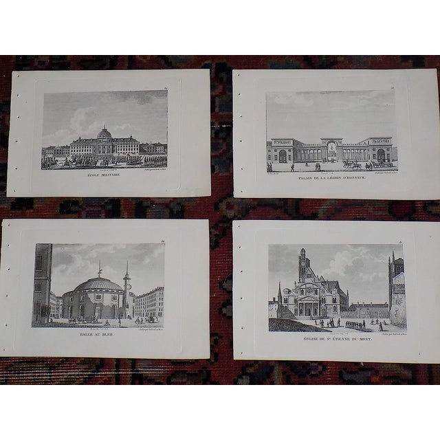 Authentic 19th Century Diminutive Antique Paris Landmark.Engravings - Set of 12 For Sale - Image 4 of 6