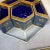 1950s Peking Seven Hexagonal Cloisonné Enameled Trinket Boxes in Original Fabric Box For Sale - Image 5 of 12