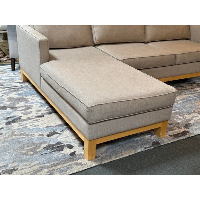 C & L Design Chaise Lounge Sectional For Sale - Image 4 of 12